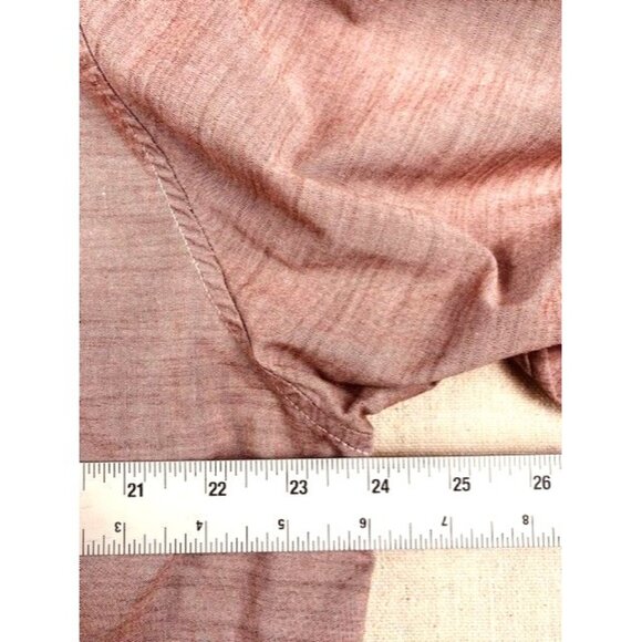 The North Face Men's XL Long-Sleeve Button-Up Shirt Red Heather Chest Pockets - Picture 7 of 10